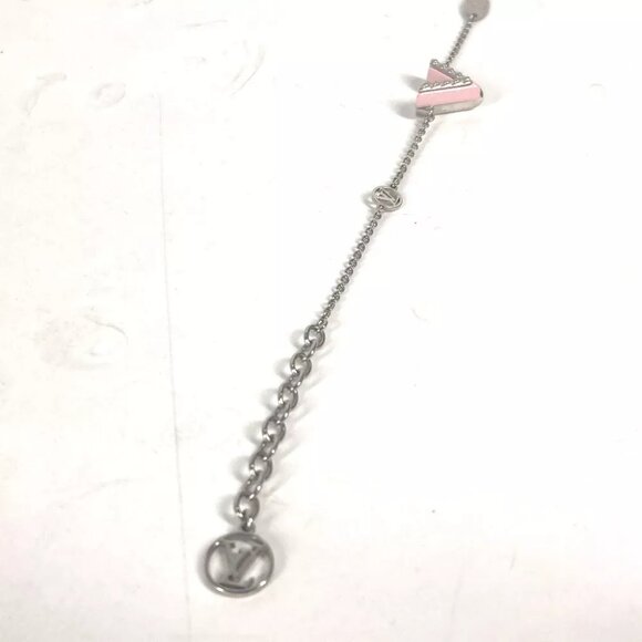 LOUIS VUITTON Studs Bracelet Essential V Accessories chain Bracelet - Picture 10 of 12